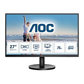 AOC Q27B3MA - 68,6 cm (27") - 2560 x 1440 pixels - Quad HD - LED - 4 ms - Noir