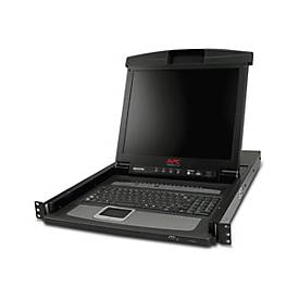 APC LCD Console - KVM-Konsole mit KVM-Switch - 16 Anschlüsse - PS/2 - 43.2 cm (17')