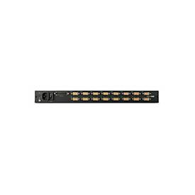 APC LCD Console - KVM-Konsole mit KVM-Switch - 16 Anschlüsse - PS/2 - 43.2 cm (17')