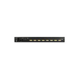 APC LCD Console - KVM-Konsole mit KVM-Switch - 8 Anschlüsse - PS/2 - 43.2 cm (17')