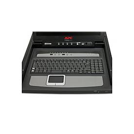 APC LCD Console - KVM-Konsole mit KVM-Switch - 8 Anschlüsse - PS/2 - 43.2 cm (17')
