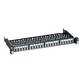 APC Schneider Actassi Evolution S-One - Patch Panel - CAT 6 - STP - RJ-45 X 24 - Dunkelgrau, RAL 7016 - 1U - 48.3 cm (19')