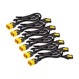 APC Stromkabel-Set (je 6) - verriegelbar - C13 auf C14 - 1.8 m - 1,83 m - C13-Koppler - C14-Koppler - 10 A