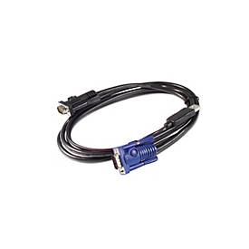 APC Tastatur- / Video- / Maus- (KVM-) Kabel - USB, HD-15 (VGA)