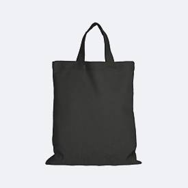 Apothekertasche TEXXILLA, 2 kurze Trageschlaufen, OEKO-TEX® STANDARD 100, L 220 x B 260 mm, Baumwolle, schwarz