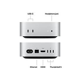 Apple Mac mini - M4 Pro - RAM 24 GB - SSD 512 GB - Apple M4 Pro 16-core - 1GbE, Wi-Fi 6E, Bluetooth 5.3 - WLAN: 802.11a/b/g/n/ac/ax (Wi-Fi 6E)