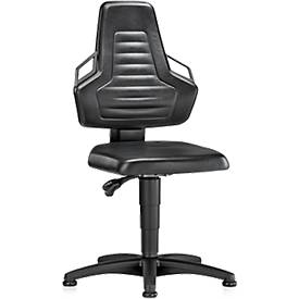 Arbeitsdrehstuhl, wahlweise 4 Bezüge, wahlweise 3 Rollenausführungen, Funktionsgriffe