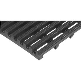 Arbeitsplatzmatte Yoga Roll®, 1220 mm breit, schwarz