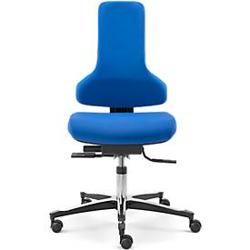 Arbeitsstuhl Tec profile IS 2011 AB, Synchronmechanik mit automat. Sitzneigeverst., o. Armlehnen, indigoblau