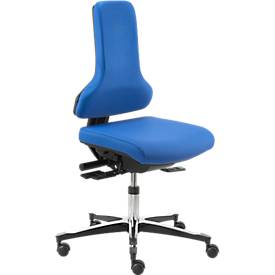 Arbeitsstuhl Tec profile IS 2011 AB, Synchronmechanik mit automat. Sitzneigeverst., o. Armlehnen, indigoblau