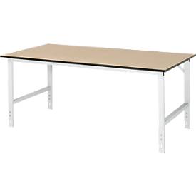 Arbeitstisch, MDF-Platte, B 1500 x T 1000 x H 760-1080 mm