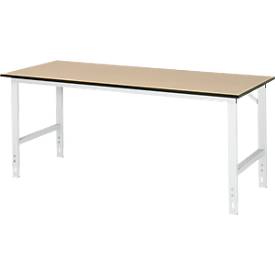 Arbeitstisch, MDF-Platte, B 2000 x T 800 x H 760-1080 mm