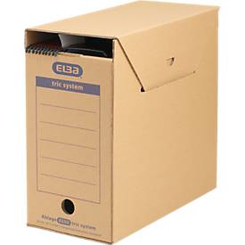 Archiefdozen voor hangmappen tric systeem - karton - B 158 x D 333 x H 308 mm - 6 stuks