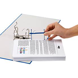 Archiv-Abheftbügel Bankers Box ProClip, mit Aufreihstiften, 50 Stück, blau