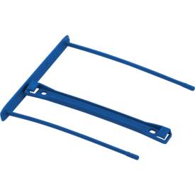 Archiv-Abheftbügel Bankers Box ProClip, mit Aufreihstiften, 50 Stück, blau