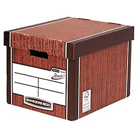 Archivbox BANKERS BOX® Premium Tall Box, für A4-Formate, stapelbar bis 6 Stück, 100 % Recycling-Karton, B 330 x T 381 x 