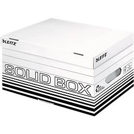 Archivbox Leitz Solid Box S 6117, 10 Stück, weiß