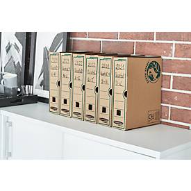 Archivschachtel Bankers Box® Earth, DIN A4, Rückenbreite 80 mm, 100 % Recycling-Karton, 20 Stück