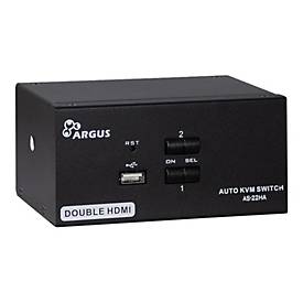 Argus KVM AS-22HA - KVM-/Audio-Switch - 2 Anschlüsse