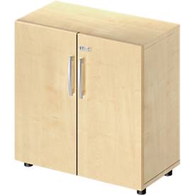 Armario Shop Select LOGIN de Schäfer, 2 alturas de archivador, An 800 x P 420 x Al 788 mm, decoración arce/decoración arce