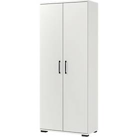 Armoire à dossiers Profi 2.0, 4 tablettes, 5 HC, L 800 x P 400 x H 2000 mm, gris clair