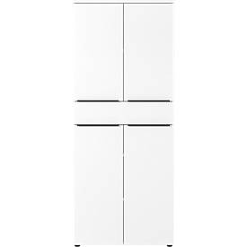 Armoire combinée Porto, 1 tiroir, 4 portes et 3 étagères, 4 HC, L 810 x P 400 x H 1970 mm, blanc