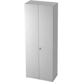 Armoire de classement TOPAS LINE, 6 hauteurs de classeurs, l. 800 mm, gris clair/gris clair