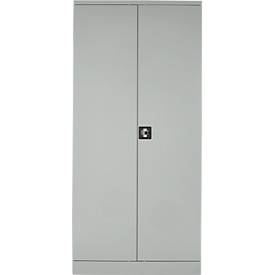Armoire en acier - serrure à cylindre - L 916 x P 422 x H 1950 mm - gris clair RAL 7035 - notre marque Schäfer Shop Select
