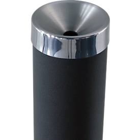 Aschenbecher "Säule", Aluminium, Ø 300 x H 780 mm, moonstone-grau