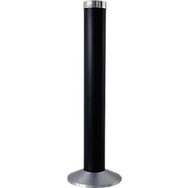 Aschenbecher "Säule", Aluminium, Ø 300 x H 780 mm, schwarz