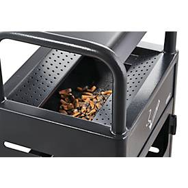 Ascher-Abfallbehälter für innen und außen, 880 x 330 x 280 mm