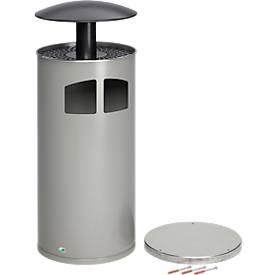 Ascher-/Abfallsammler silber/antiksilber