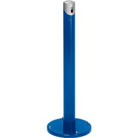 Ascher-Standsäule SG 105R, rund, enzianblau