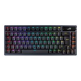 ASUS ROG Azoth - Tastatur - 75% mini-keyboard - mit OLED display - backlit - kabellos