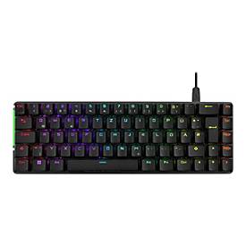 ASUS ROG Falchion Ace - Tastatur - 65 % kompakt - mit Touchpanel - backlit - USB