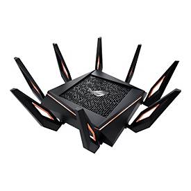 ASUS ROG Rapture GT-AX11000 - - Wireless Router - 4-Port-Switch - 1GbE, 2.5GbE - WAN-Ports: 2 - Wi-Fi 6