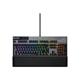 ASUS ROG Strix Flare II Animate - Tastatur - Hintergrundbeleuchtung - USB - Deutsch - Tastenschalter: ROG NX