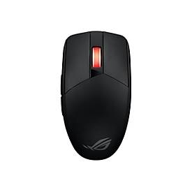 ASUS ROG Strix Impact III - Maus - optisch - 7 Tasten - kabelgebunden, kabellos - USB, Bluetooth 5.1, 2.4 GHz