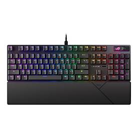 ASUS ROG Strix Scope II - Tastatur - Gaming, Full-Size - backlit - USB - AZERTY