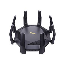 ASUS RT-AX89X - Wireless Router 8-Port-Switch - 10GbE - WAN-Ports: 2 - Wi-Fi 6 - Dual-Band