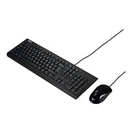 ASUS U2000 - Tastatur-und-Maus-Set - USB - Schwarz