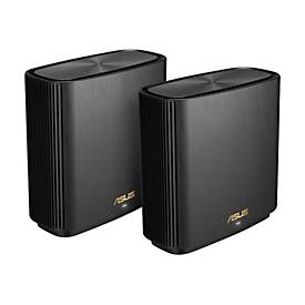 ASUS ZenWiFi AX (XT8) V2 - WLAN-System - (2 Router) - bis zu 510 m² - Netz 1GbE, 2.5GbE - Wi-Fi 6