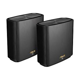 ASUS ZenWiFi XT9 - WLAN-System - (2 Router) - bis zu 530 m² - Netz 1GbE, 2.5GbE - Wi-Fi 6