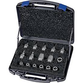 ASW Kraftsteckschlüsselsatz 720 E TX, 16-tlg., 1/2 Zoll, Spezialstahl, stahlgrau