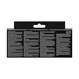 Atemschutzmaske 3M Aura™ 9320+, Typ FFP2, 94 % Partikelfilterung, ohne Ventil, 3-teiliges Design, flach faltbar, weiß, 5 Stück