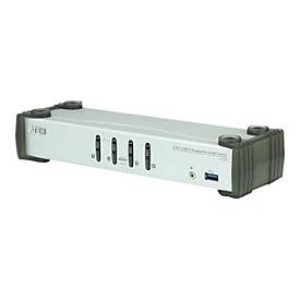 ATEN CS1914 KVMP Switch - KVM-/Audio-/USB-Switch - 4 x KVM/Audio/USB - 1 lokaler Benutzer - Desktop