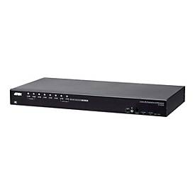 ATEN CS19208 - KVM-/Audio-/USB-Switch - 8 x KVM/Audio/USB - 1 lokaler Benutzer - Desktop, an Rack montierbar