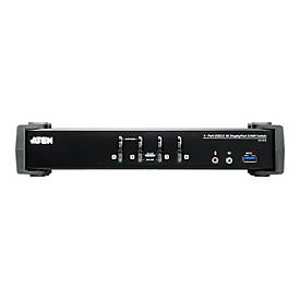 ATEN CS1924 KVMP Switch - KVM-/Audio-/USB-Switch - 2 x KVM/Audio/USB - 1 lokaler Benutzer - Desktop