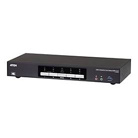 ATEN CS1944DP - KVM-/Audio-/USB-Switch - 4 x KVM/Audio - 4 lokale Benutzer - Desktop