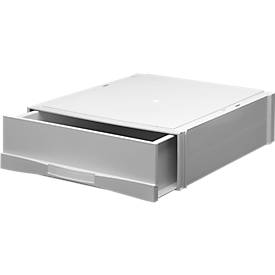 Ablagekorb PAS-Plus 80, 1 Schub, DIN C4, Polystyrol